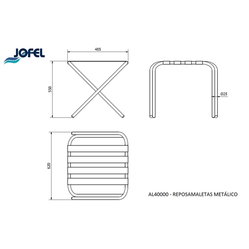 SOPORTE MALETA JOFEL AL40000
